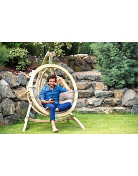 ΑΙΩΡΑ GLOBO CHAIR TAUPE (Weatherproof)