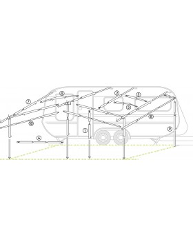 ΣΚΗΝΗΣ ΣΙΔΕΡΟ ΣΥΝΔΕΣΜΟΣ ΟΡΟΦΗΣ 25ΜΜ 150-200CM