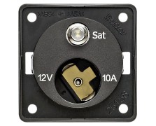 Πρίζα 12 V SAT ανθρακί