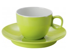 Φλυτζάνι Espresso με πιατάκι Lime Green