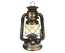 Antike Stall-Laterne in Kupferoptik 25 cm