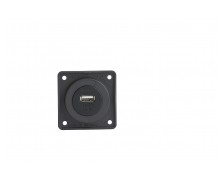 USB πρίζα φόρτισης 12 V ανθρακί ματ