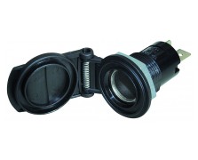 DIN-Einbau-Normsteckdose mit Deckel 16 A / 12 - 24 V