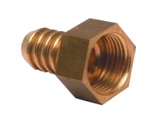 Messing-Tülle gerade 1/2 Zoll x 12 mm für flexible 12 mm Schläuche