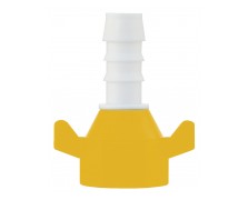 Gerade-Aufschraubtülle-WeißGelb® 10 mm