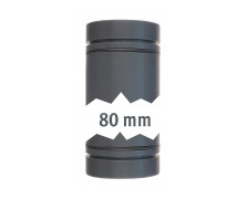 Σωλήνα 40 mm beid. mit O-Ring 80 mm