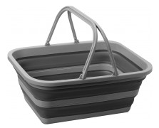 Πτυσσόμενος κουβάς BRUNNER Holdall, Χρ. γκρι/μαύρο