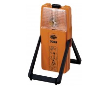 Sicherheitswarnblinkleuchte Modell 3003, orange mit Batterien