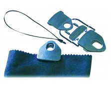 Tornado Clip mit Gummieinbinder schwarz