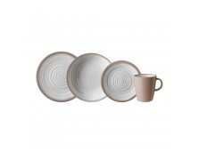 ΠΙΑΤΑ - ΠΟΤΗΡΙΑ ΣΕΤ Melamin Apollo Stone Touch 16-tlg. creme/beige