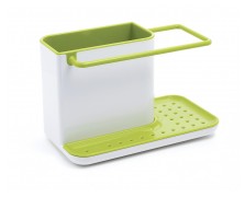 Ordnungshelfer Caddy fürs Spülbecken weiß/grün