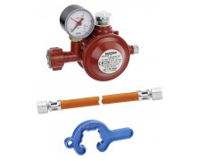 Reglerset Typ EN61 DS G 1/4 LH-ÜM x G 1/4 LH-ÜM x 400 mm