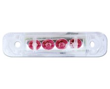 LED Schlussleuchte transparent