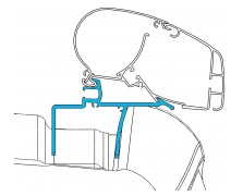 ΑΝΤΑΠΤΟΡΑΣ ΚΙΤ 3-tlg. για PerfectRoof 2000 + 2500 VW Crafter από 2017