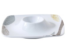 Αυγοθήκη Khadi weiß/braun