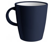 Kaffeetasse Melamin Camilla 300 ml blau/grau