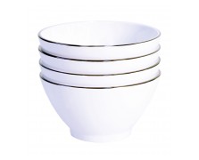 Μπολ δημητριακώνn Set Linea Black 4-tlg.