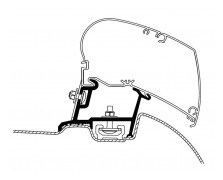 Αντάπτορας zu Thule Omnistor 6300/6200 für MB Sprinter und VW Crafter