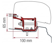 Αντάπτορας 2-τεμ. Renault Trafic L1 από 2014 για F40an