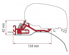 Αντάπτορας 3-τεμ. Ducato, Jumper, Boxer H2 για L4 σε F65 / F80