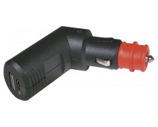Doppel USB winkelbar - C/A Ladestecker EV 12 V / 5 V