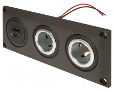 Πρίζα εσωτερική EV με USB-C/A  Διπλή πρίζα + 2 πρίζες Power