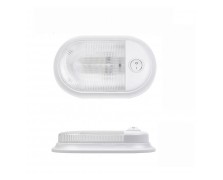 LED Aufbauleuchte mit Schalter weiß