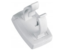 Rundclips lichtgrau, 2-er-Set
