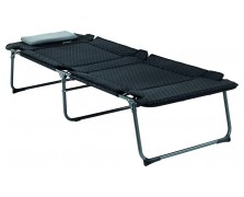 Feldbett Pardelas schwarz