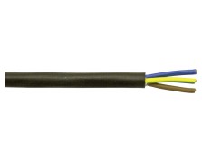 Ηλεκτρική γραμμή H05VV-F 20 m schwarz 1,5 mm²