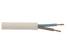 Ηλεκτρική γραμμή H03-VVF 5 m weiß 2 x 0,75 mm²