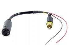 Monitor Adapter 4-pol. auf Cinch Stecker