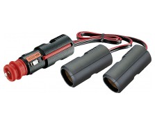 Zwillingskupplung max. 16 A / 12 - 24 VKabellänge 0,25 m