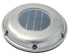 Solar Ventilator verchromt extra flach