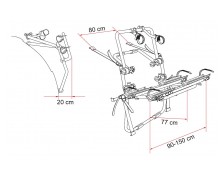 Βάση ποδηλάτων Carry Bike Back Pack Pro
