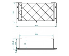 Einzelset zu Garagenstausystem 4-tlg.