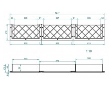 Garagensystem, Teilset oben