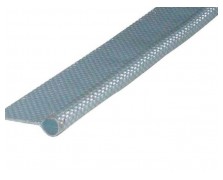 Textilkeder grau 7x25 mm