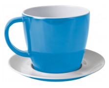 Σετ κούπα με πιατάκι 250 ml μπλέ