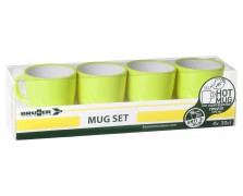 Κούπα 300 ml Green (4 τμχ.)