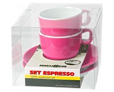 Σετ φλυτζάνι Espresso ροζ (2 τεμ.)