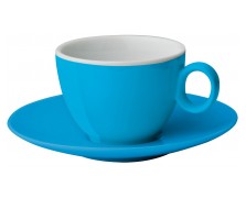Σετ φλυτζάνι Espresso με πιατάκι γαλάζιο