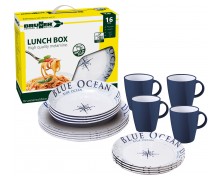 Σετ πιατικά Lunch Box Blue Ocean (16 τεμ.)