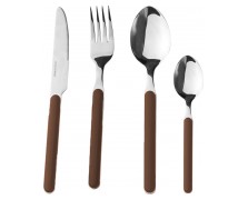 Μαχαιροπήρουνα Delice σετ 16pcs (Καφέ)
