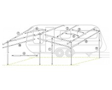 ΣΚΗΝΗΣ ΣΙΔΕΡΟ ΣΥΝΔΕΣΜΟΣ ΟΡΟΦΗΣ 25ΜΜ 150-200CM