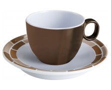 Φλυτζάνι Espresso με πιατάκι Chocolate 100 ml