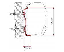 Αντάπτορας Hymer από 2016 για F45 / F70