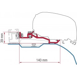 Αντάπτορας kit F80/ F65 Fiat Ducato / Citroen Jumper, Peugeot Boxer H2 ab 2006