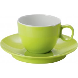 Φλυτζάνι Espresso με πιατάκι Lime Green
