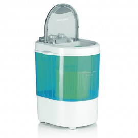 Mini-Waschmaschine 260 W weiß / blau